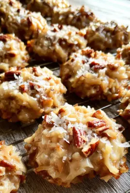 No-Bake Coconut Praline Cookies