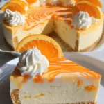 No-Bake Orange Creamsicle Cheesecake