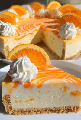 No-Bake Orange Creamsicle Cheesecake