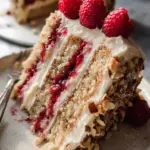 One Bowl Vegan Almond Raspberry Cake with Cream Cheese Frosting 28 One Bowl Vegan Almond Raspberry Cake with Cream Cheese Frosting