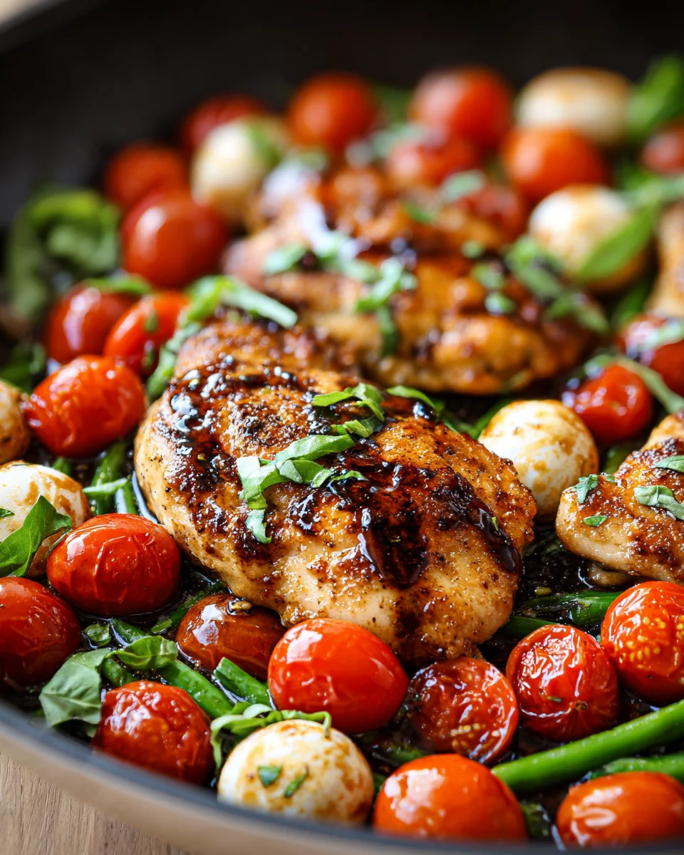 One Pan Balsamic Chicken