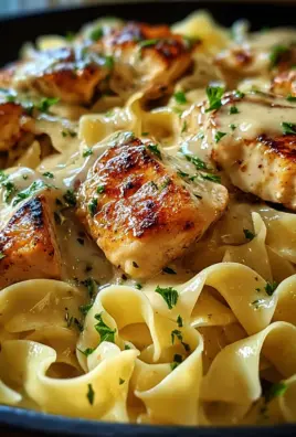 One Pan Chicken Noodles