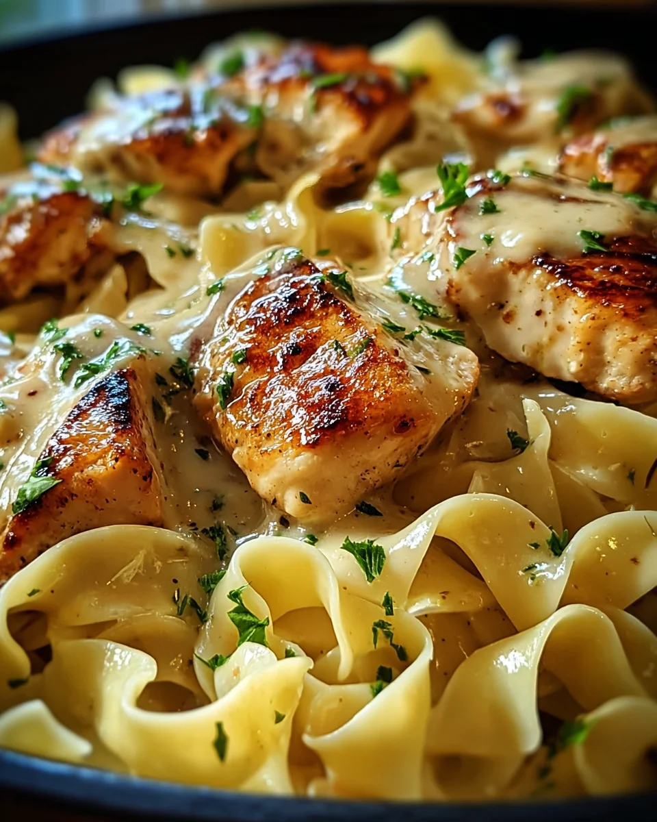 One Pan Chicken Noodles