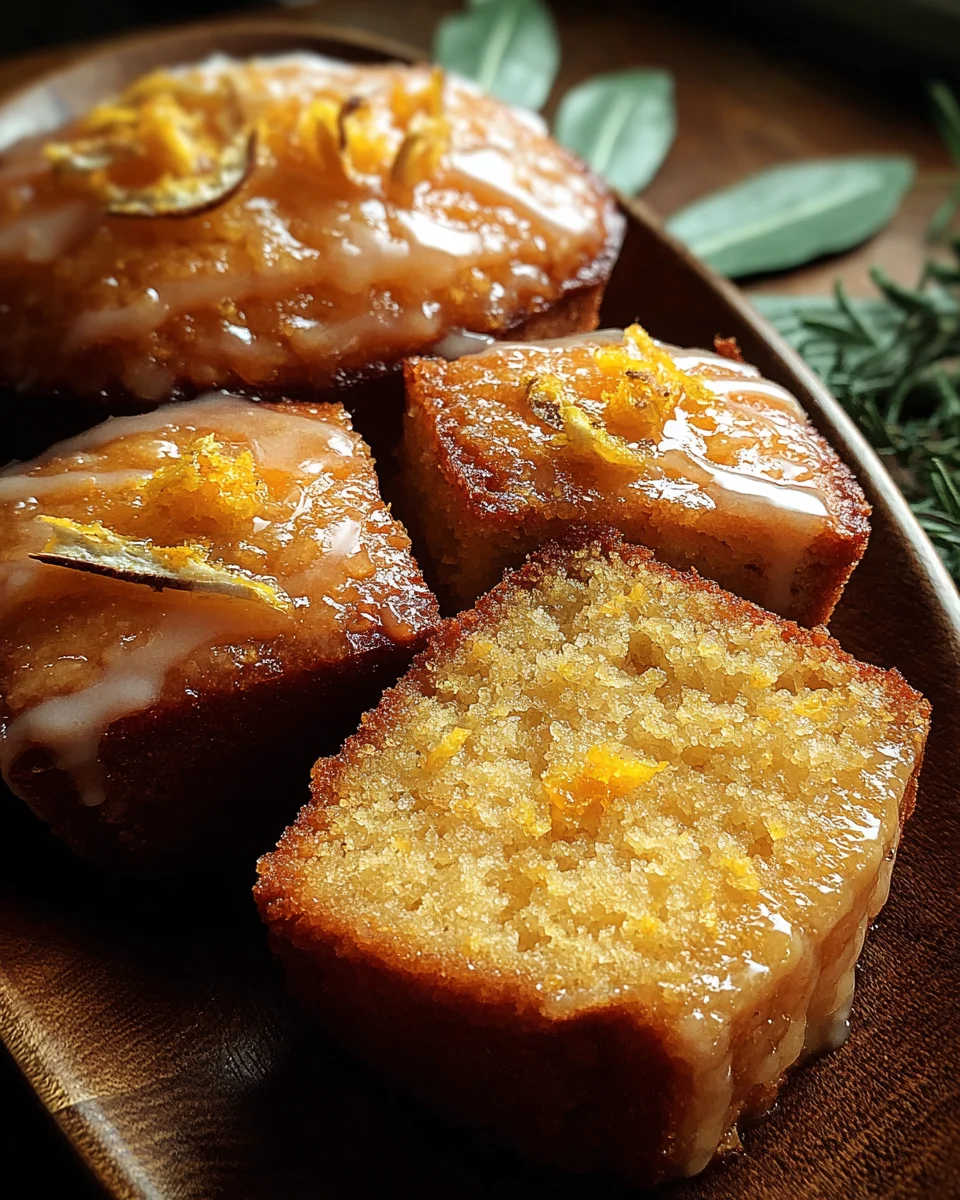 Orange Ginger Honey Cakes