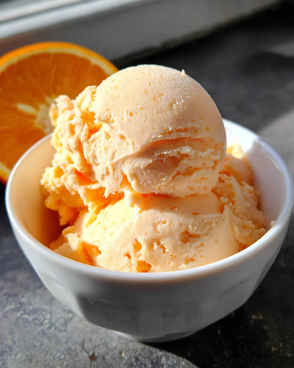 Orange Ice Cream 20 Orange Ice Cream