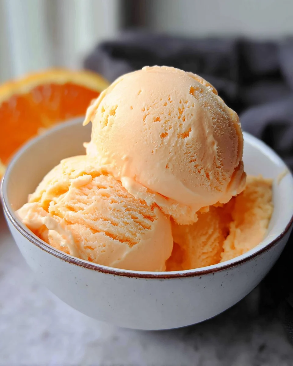 Orange Ice Cream 17 Orange