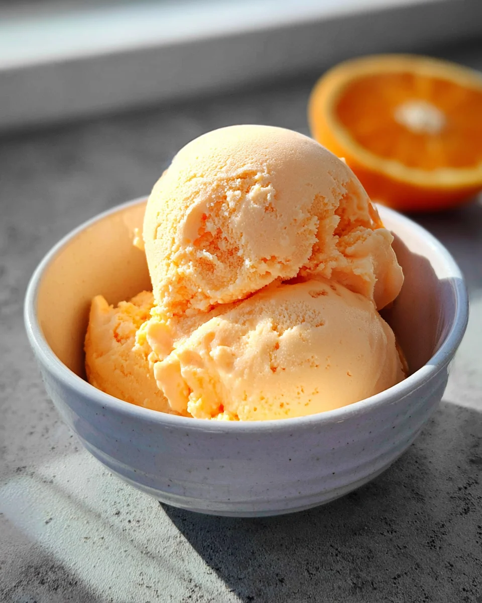 Orange Ice Cream 18 Orange