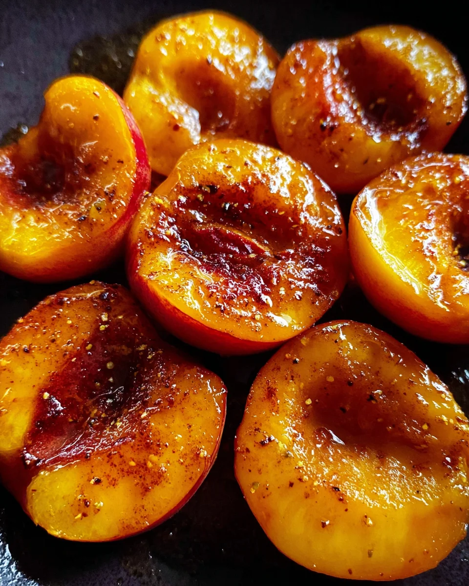 Pan Fried Peaches 18 Pan Fried Peaches