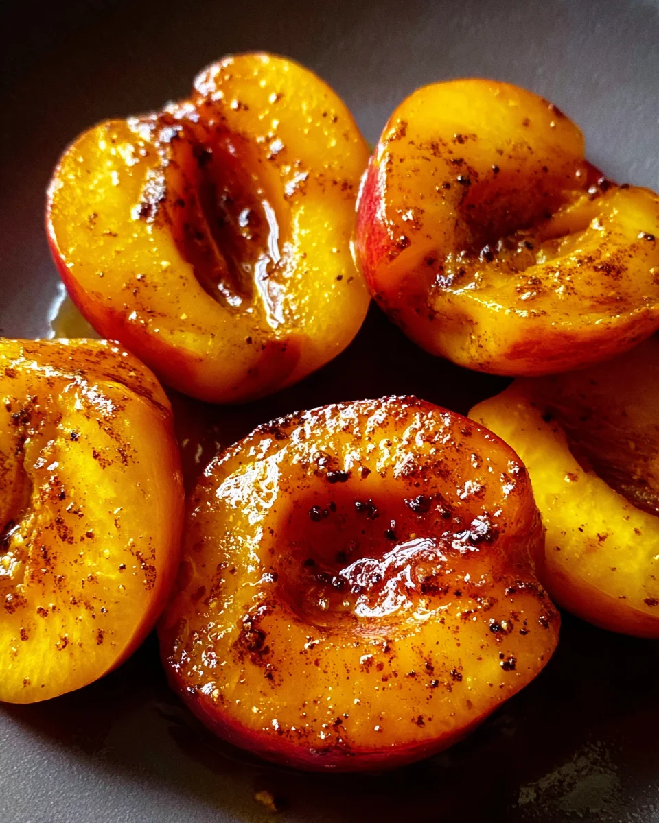 Pan Fried Peaches 15 Pan