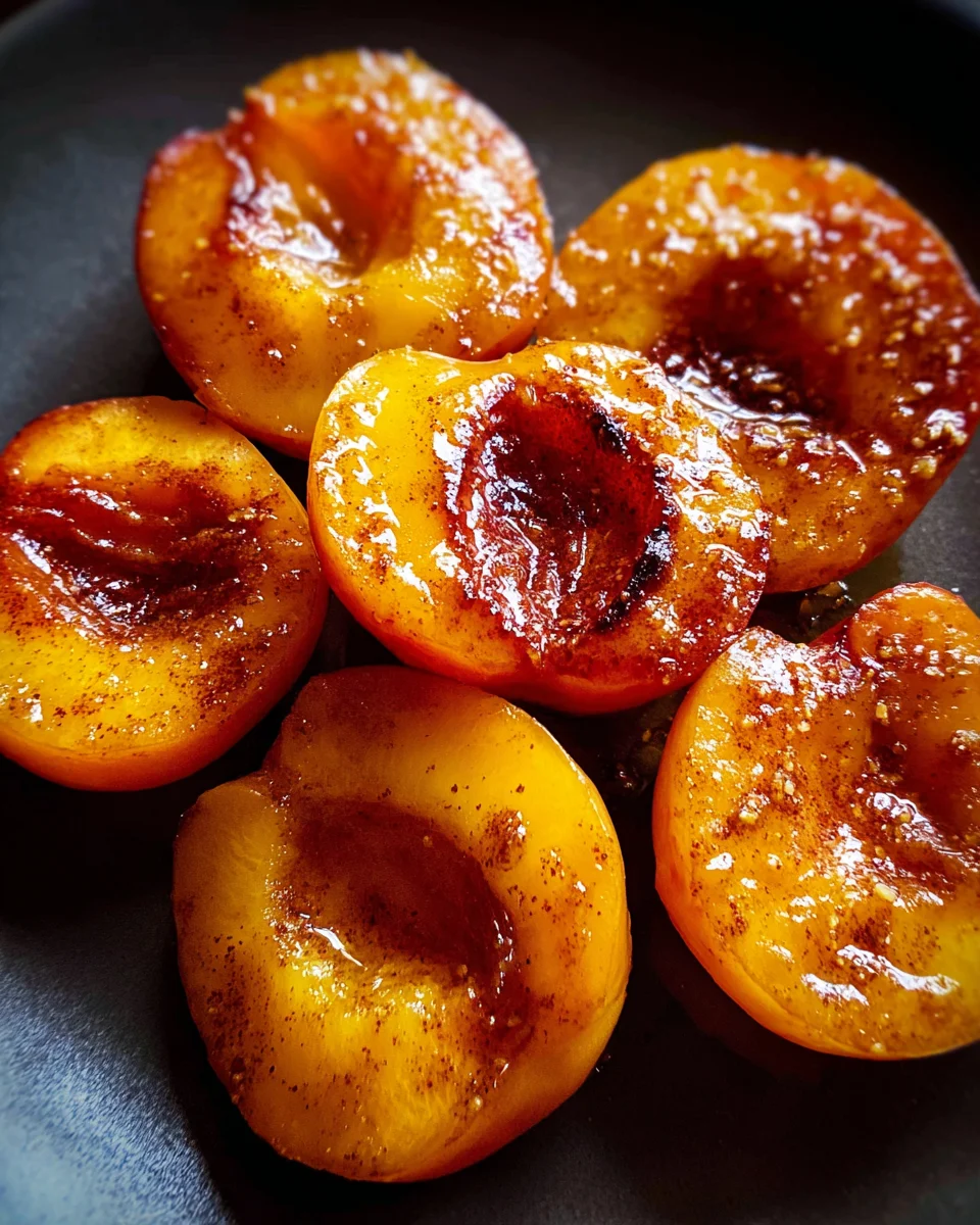 Pan Fried Peaches 16 Pan