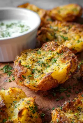 Parmesan Smashed Potatoes