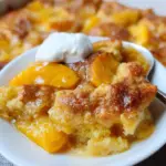 Peach Cobbler with Cake Mix
