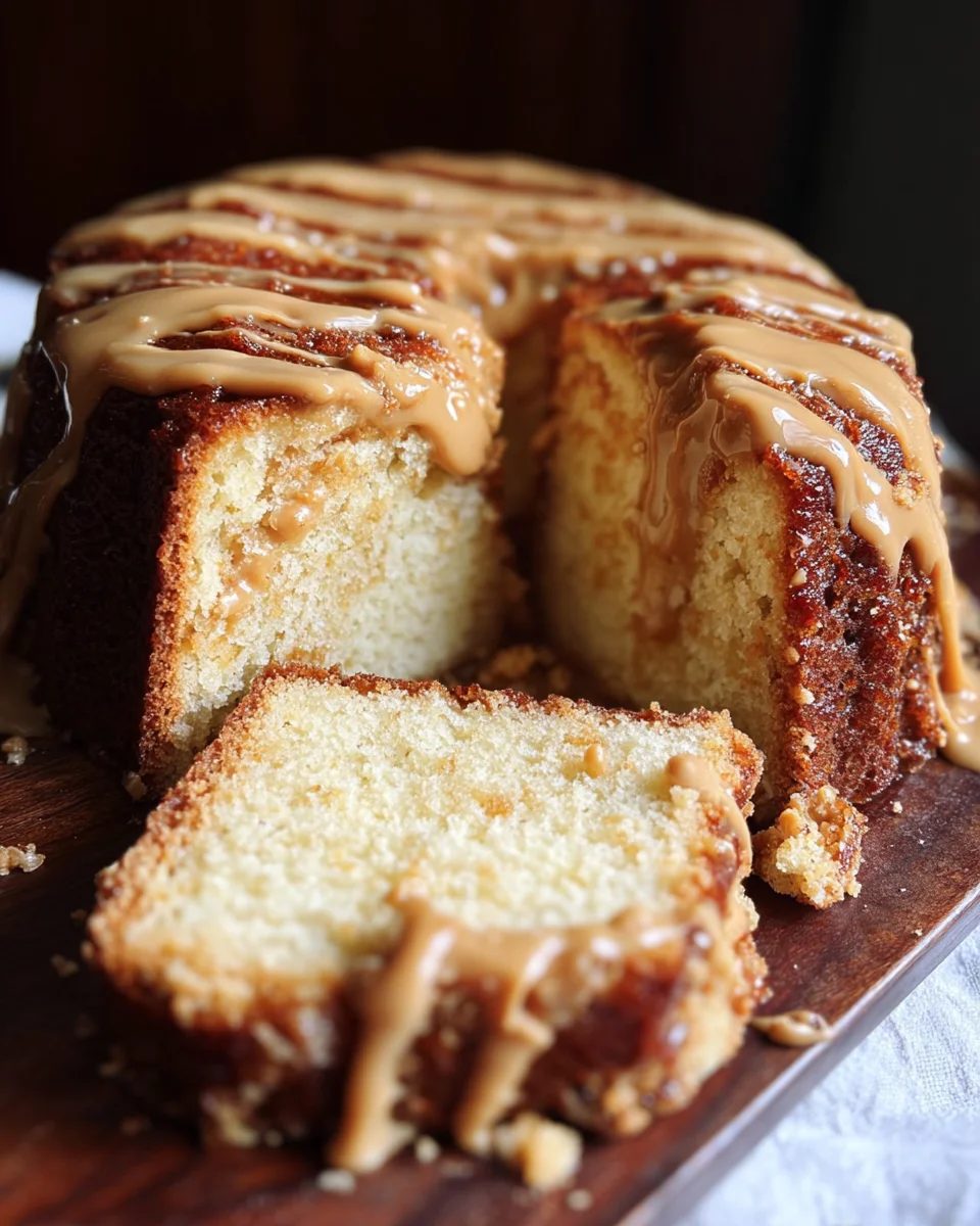 Peanut Butter Cream Pound Cake