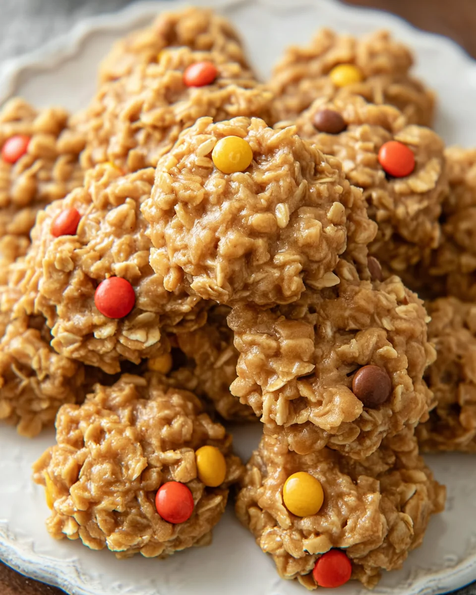 Peanut Butter No Bake Cookies