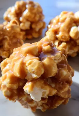 Peanut Butter Popcorn Balls