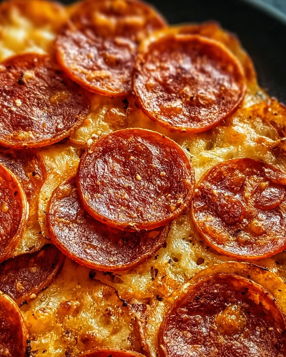 Pepperoni Cheese Crisps 17 Pepperoni Cheese Crisps