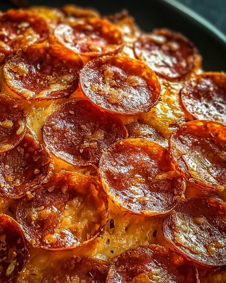 Pepperoni Cheese Crisps 14 Pepperoni