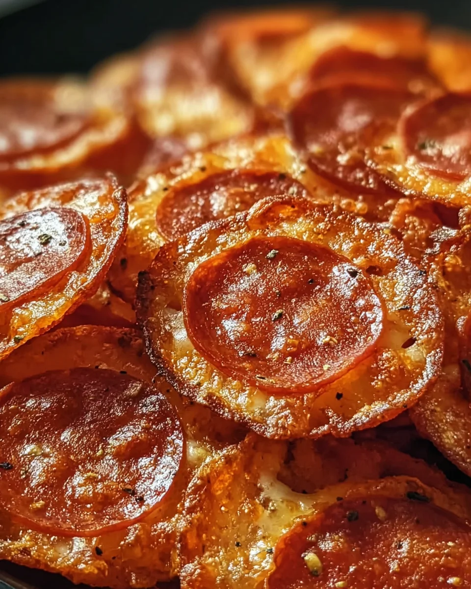 Pepperoni Cheese Crisps 15 Pepperoni