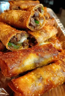 Philly Cheesesteak Egg Roll