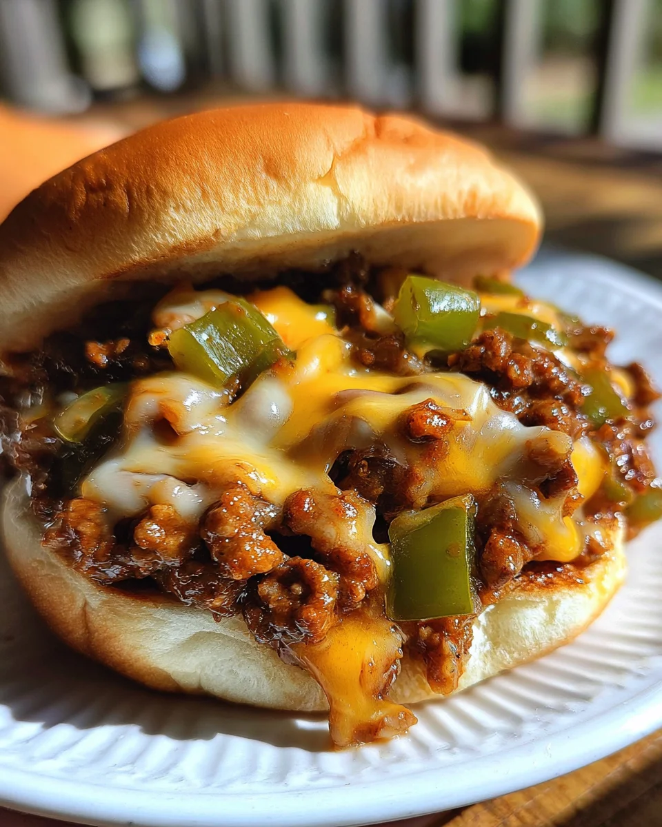 Philly Cheesesteak Sloppy Joes Recipe