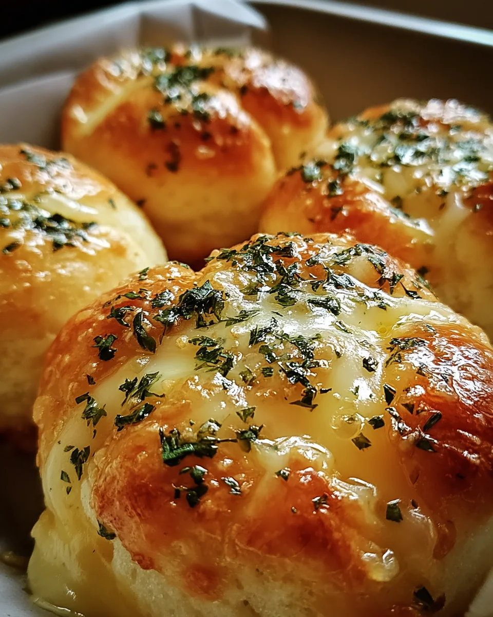 Pillsbury Biscuit Garlic Butter Cheese Bombs