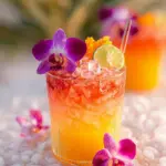 Pineapple Mango Rum Punch Recipe That is Almost too Pretty to Drink