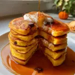 Pumpkin Cottage Cheese Pancakes