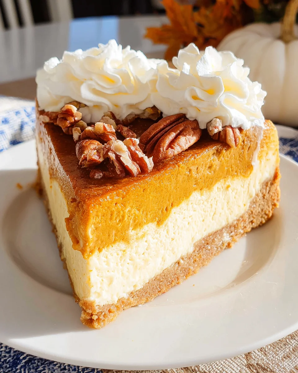 Pumpkin Pie Cheesecake