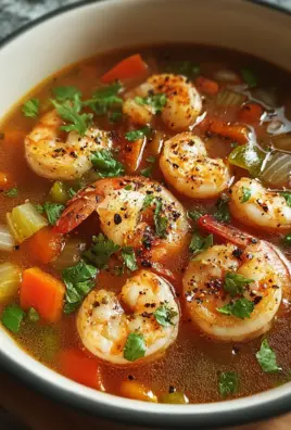 Quick and Spicy Shrimp Soup