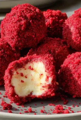 Red Velvet Cheesecake Bites