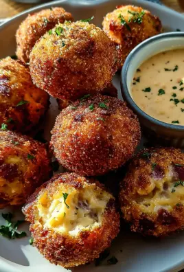 Reuben Balls with Spicy Thousand Island Dipping Sauce