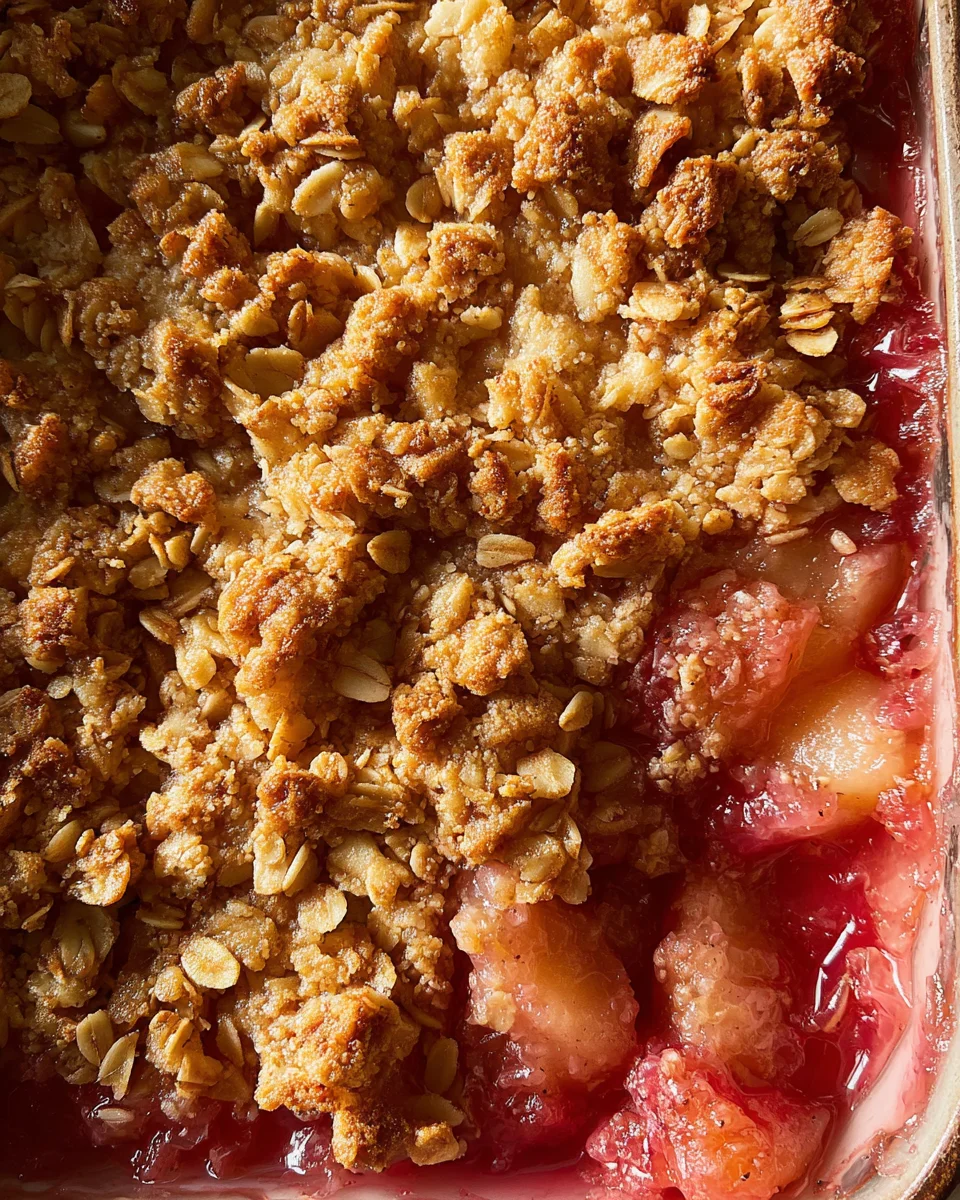 Rhubarb Crisp 17 Rhubarb