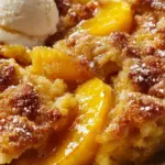 Ridiculously Easy Peach Cobbler