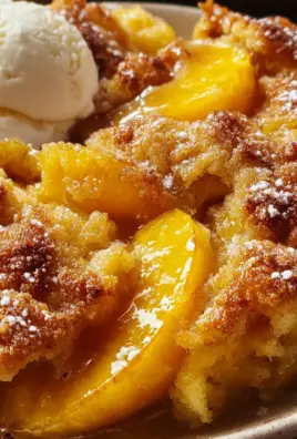Ridiculously Easy Peach Cobbler
