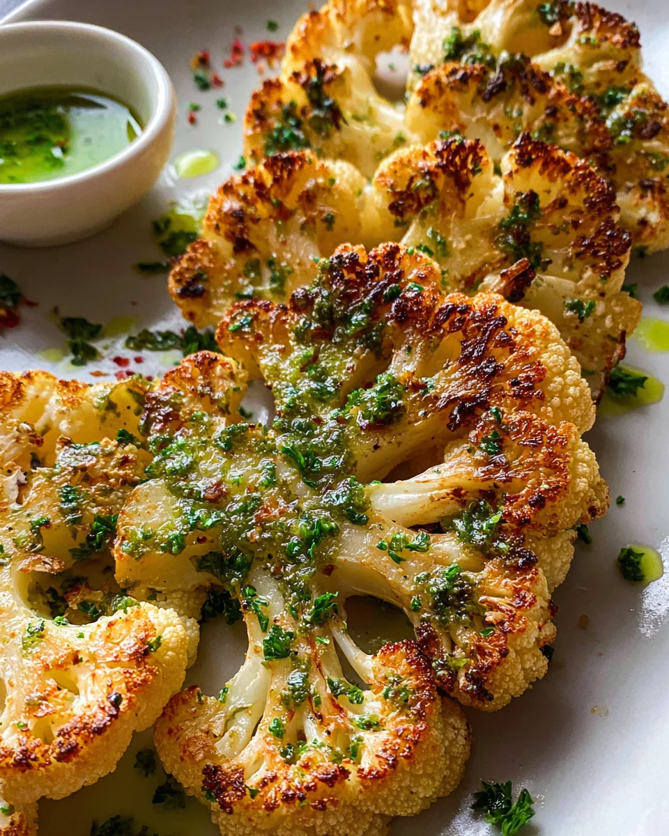 Roasted Cauliflower Steaks
