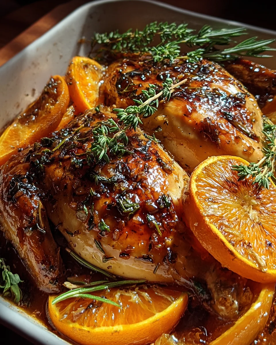 Roasted Orange Chicken 23 Roasted