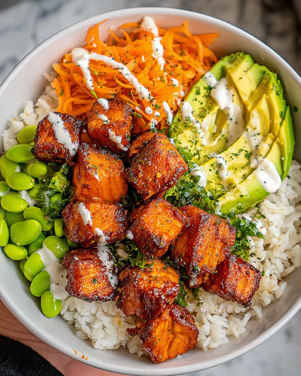 Salmon Teriyaki Bowl