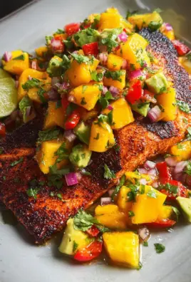 Salmon with Mango Salsa
