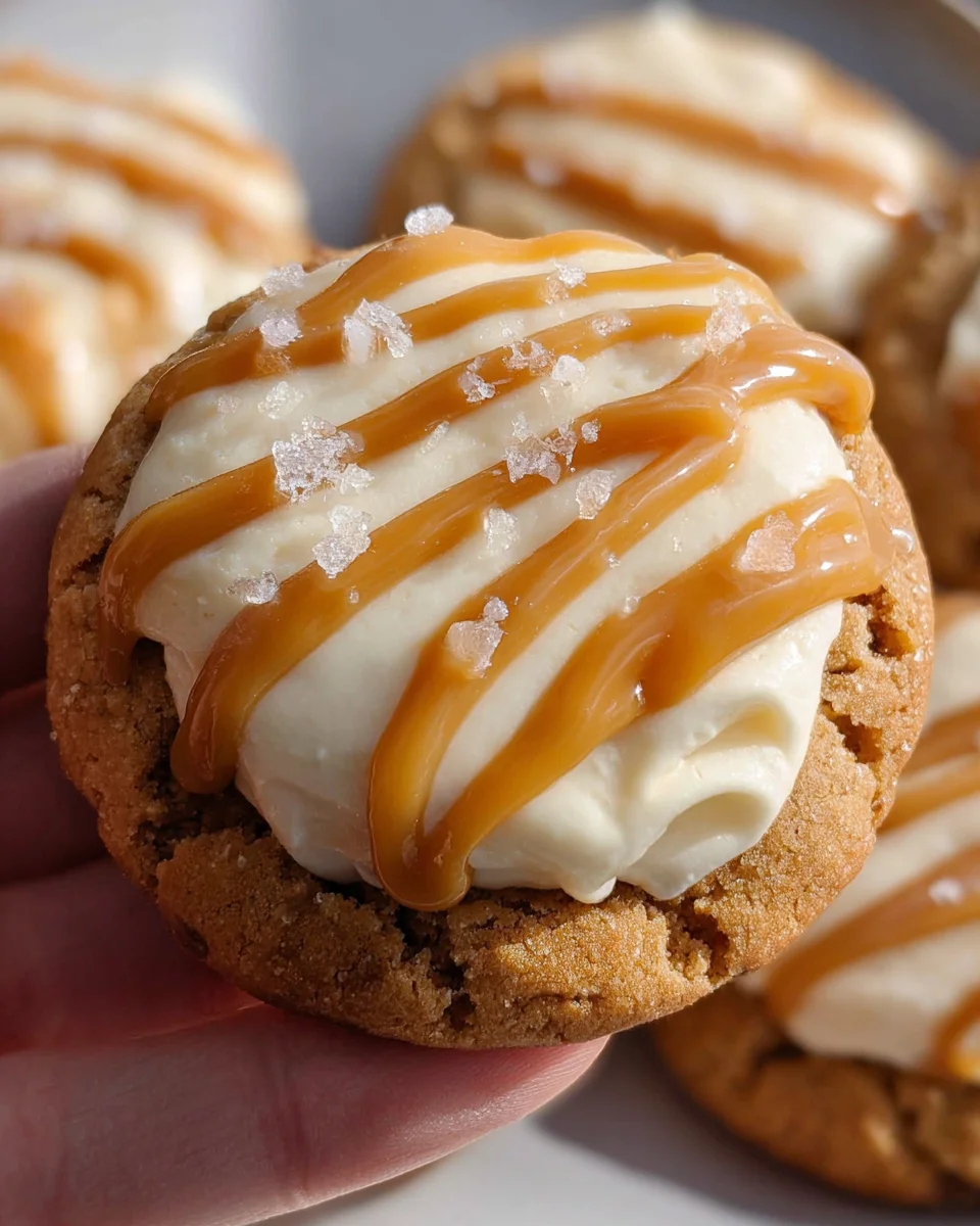 Salted Caramel Cheesecake Cookies Recipe