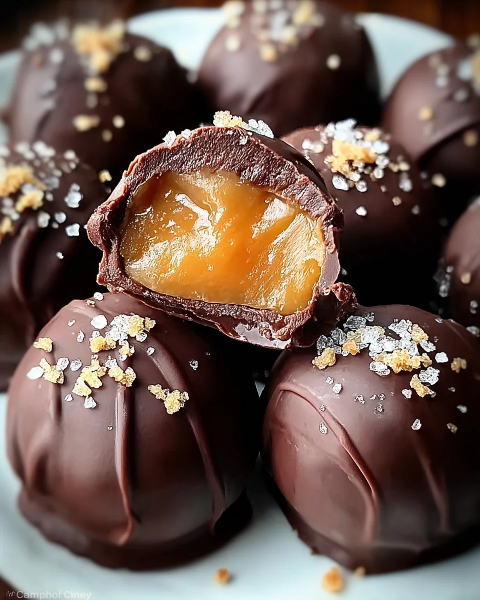 Salted Caramel Truffles
