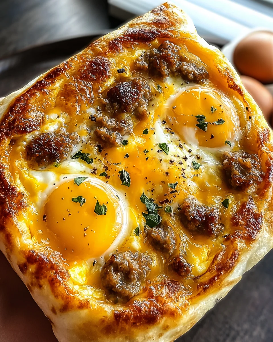 Sausage Egg and Cheese Breakfast Roll-Ups