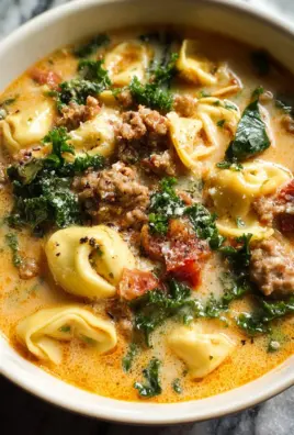 Sausage Tortellini Soup