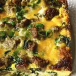 Sausage & Egg Keto Breakfast Casserole