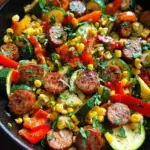 Sausage and Veggies Skillet - 30 Minute, One-Pan Meal