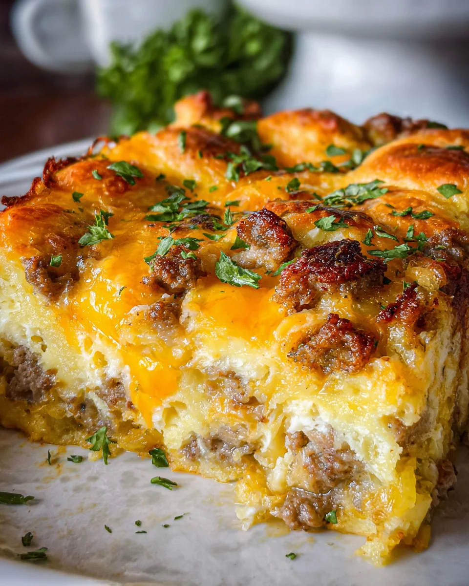 Savory Breakfast Sausage and Cheese Casserole Recipe 24 Savory Breakfast Sausage and Cheese Casserole Recipe