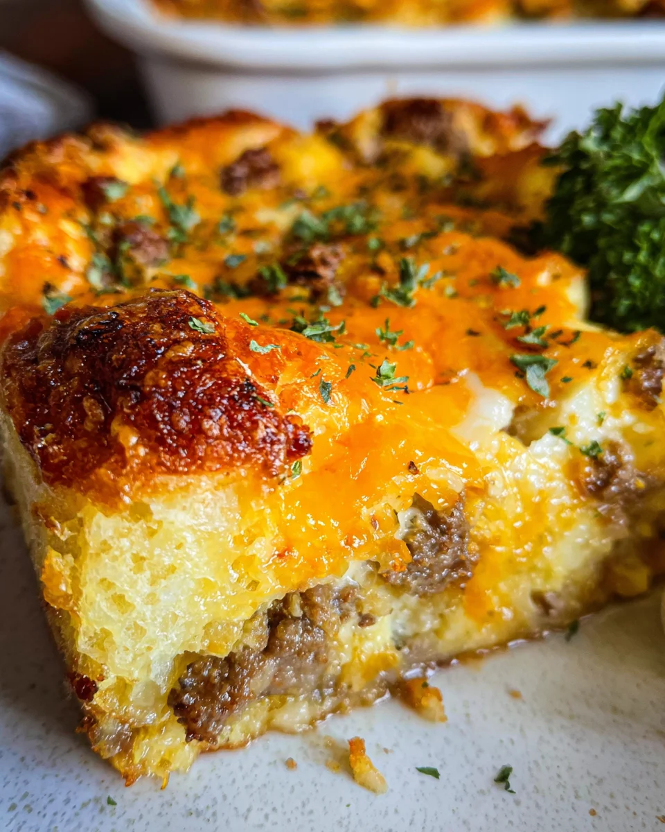 Savory Breakfast Sausage and Cheese Casserole Recipe 21 Savory