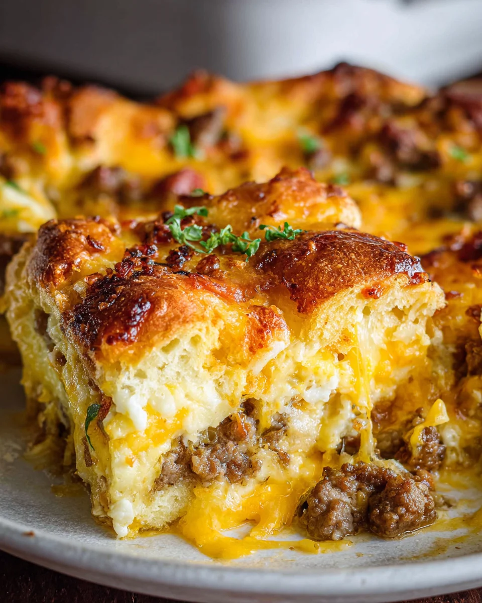 Savory Breakfast Sausage and Cheese Casserole Recipe 22 Savory