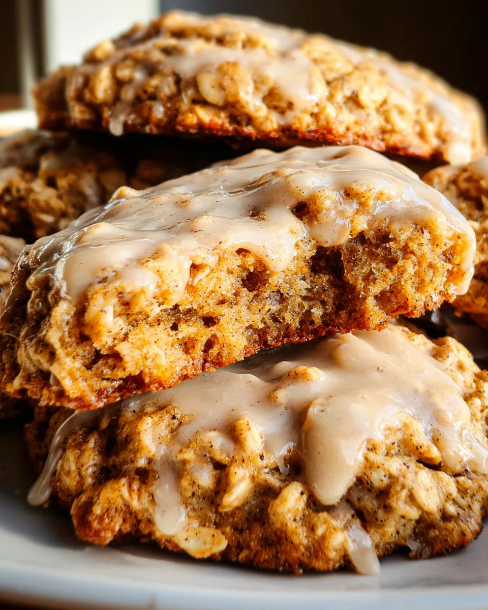 Seriously Thick & Chewy Chai Oatmeal Cookies with Maple Glaze 26 Seriously Thick & Chewy Chai Oatmeal Cookies with Maple Glaze