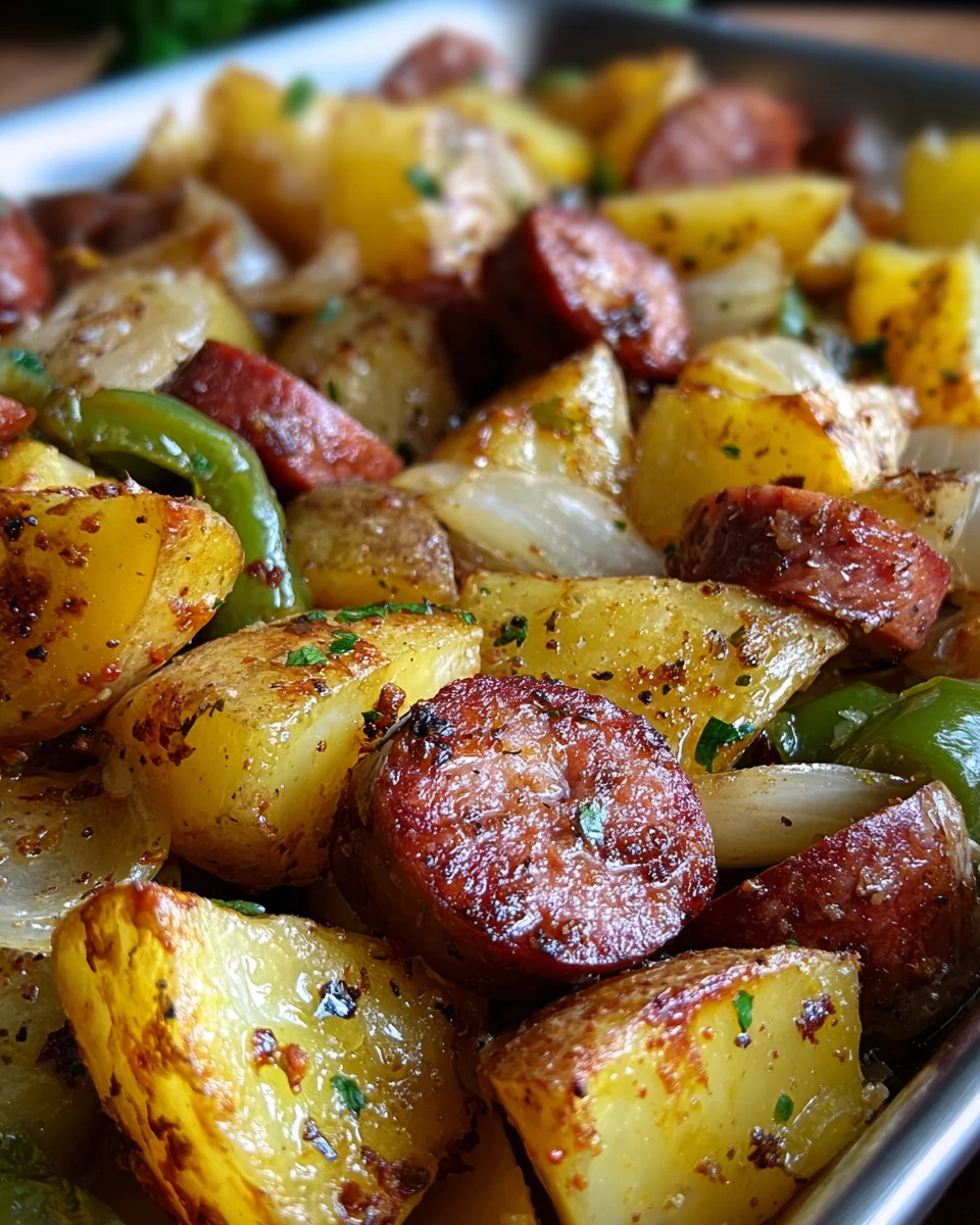 Smoked Sausage and Potato Bake