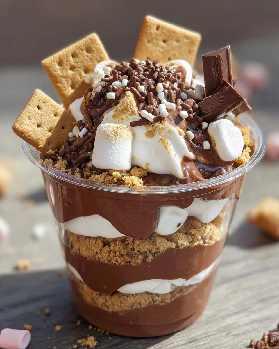 Smores Pudding Cups